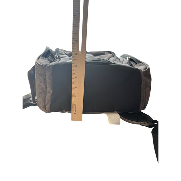 Eddie Bauer First Adventure Gray Backpack Diaper Bag  Multiple Pockets - Picture 12 of 13